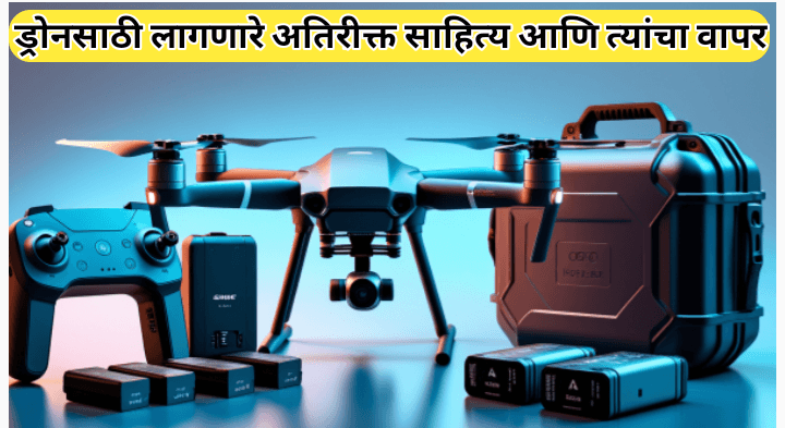ड्रोनसाठी लागणारे अतिरीक्त साहित्य: सविस्तर माहिती