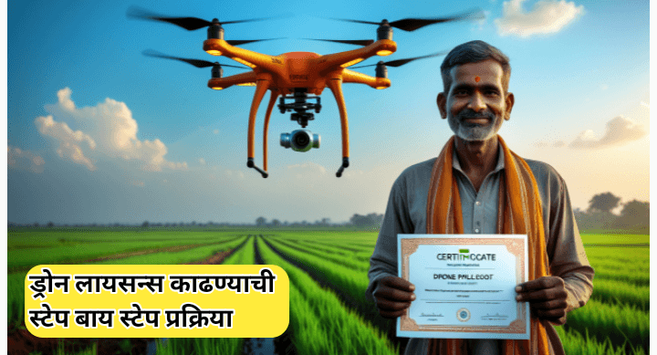 महाराष्ट्रातील शेतकऱ्यांसाठी ड्रोन लायसन्स अर्ज प्रक्रिया: संपूर्ण मार्गदर्शन