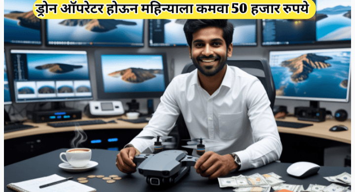 ड्रोन ऑपरेटर म्हणून सरकारी नोकरीच्या संधी, सविस्तर मार्गदर्शन ड्रोन ऑपरेटर म्हणून सरकारी नोकरीच्या संधी, सविस्तर मार्गदर्शन