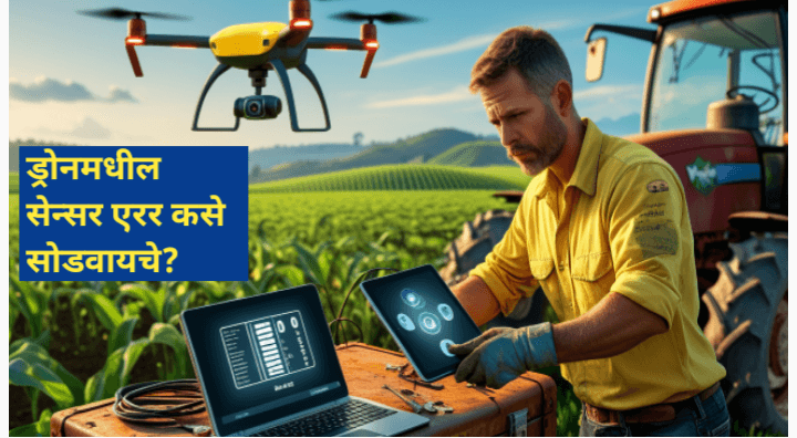 ड्रोनमधील सेन्सर एरर कसे सोडवायचे याबद्दल सविस्तर माहिती