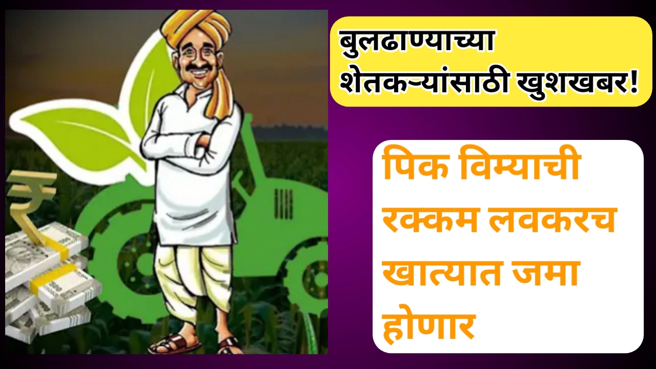 पिक विम्याची रक्कम लवकरच खात्यात जमा होणार