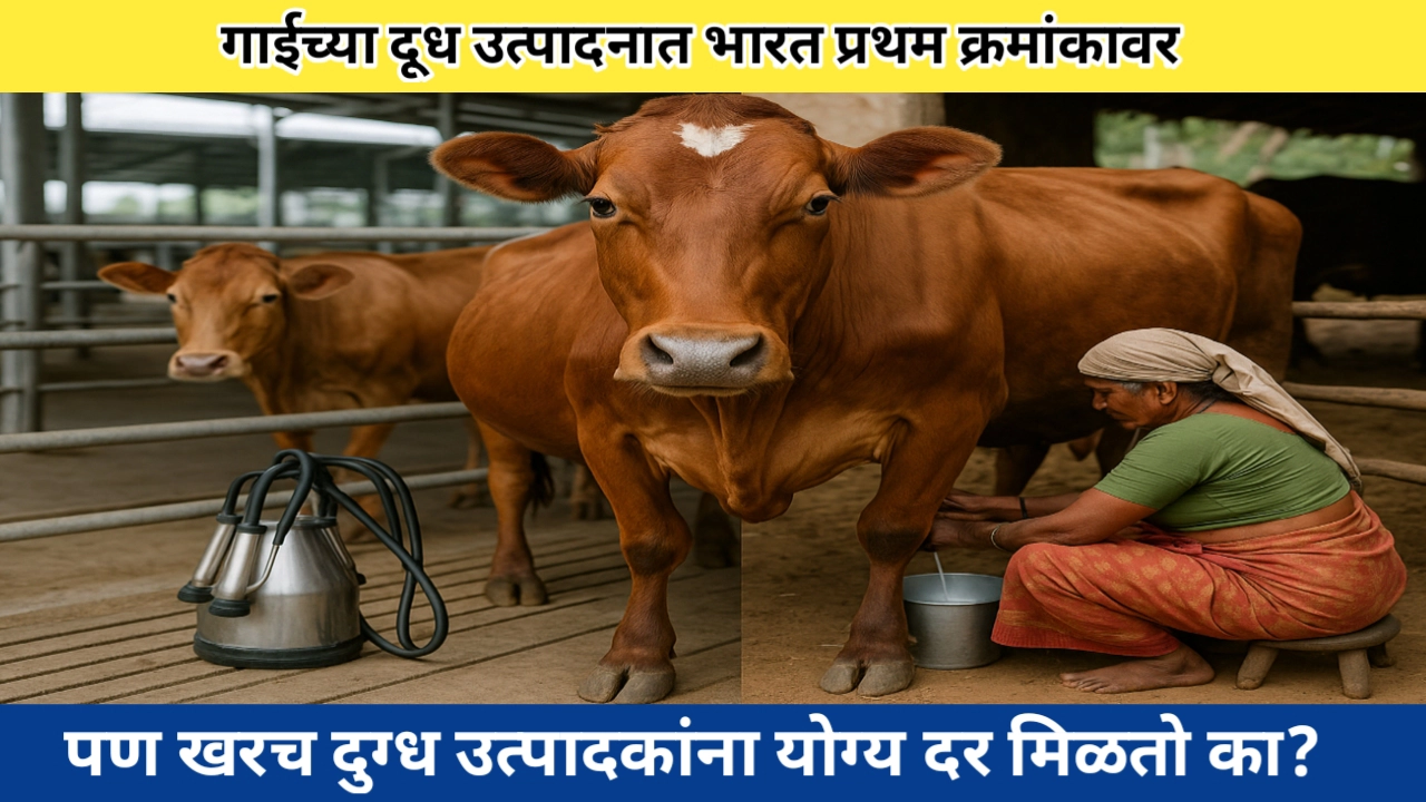 गाईच्या दूध उत्पादनात भारत प्रथम क्रमांकावर, मात्र दूध उत्पादकांना योग्य मोबदला मिळतोय का?