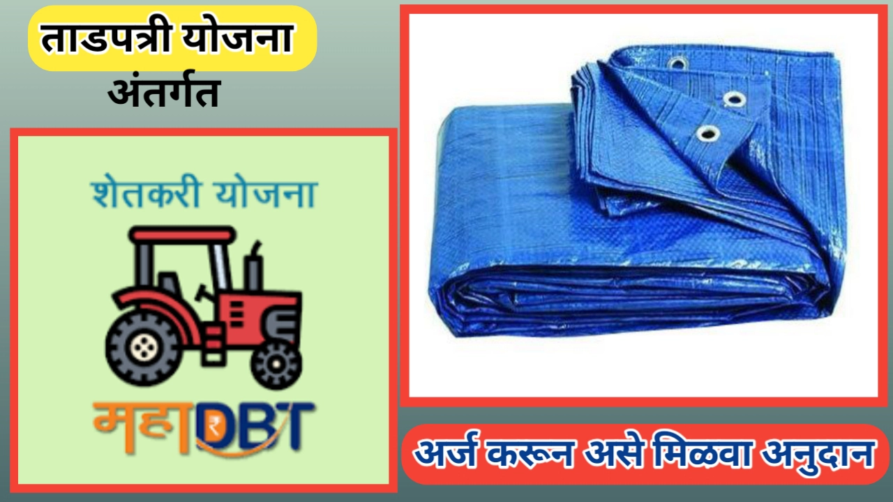 महाडीबीटी ताडपत्री अनुदान योजना अर्ज प्रक्रिया जाणून घ्या