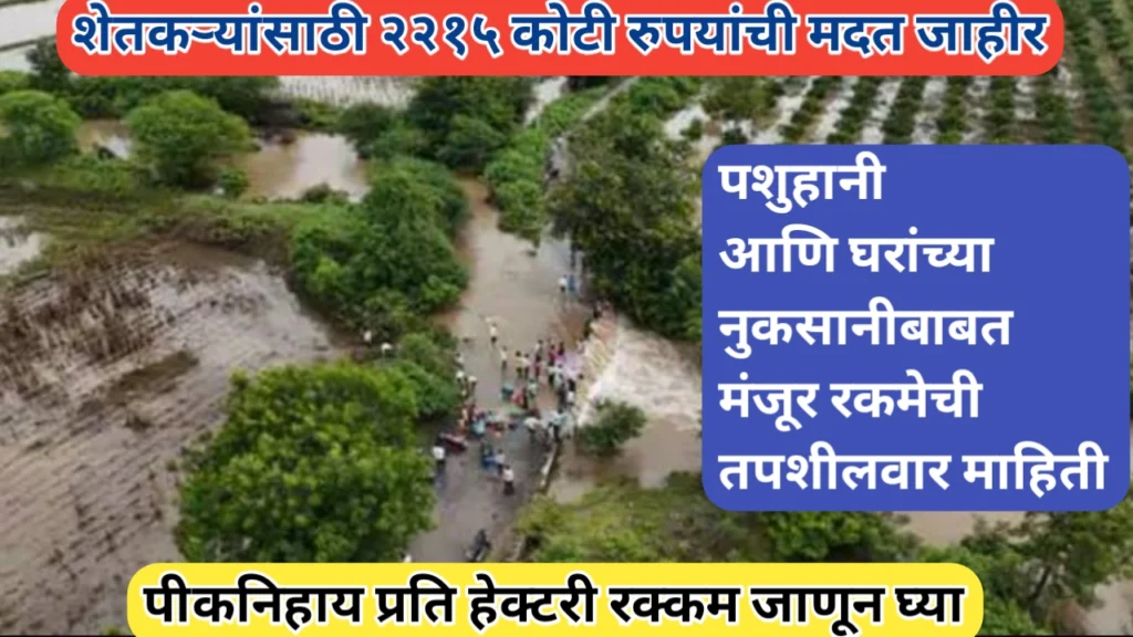 अतिवृष्टी नुकसान भरपाई 2025 ऑनलाइन चेक करा घरबसल्या तुमच्या मोबाईलवर