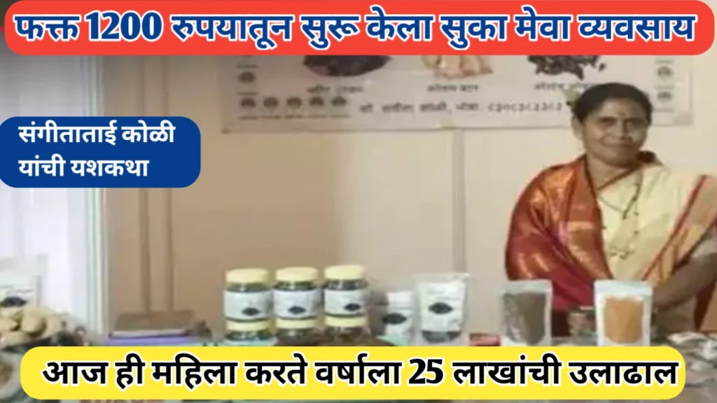 सुका मेवा व्यवसायातून लाखोंची उलाढाल: संगीता कोळी यांचा प्रेरणादायी प्रवास