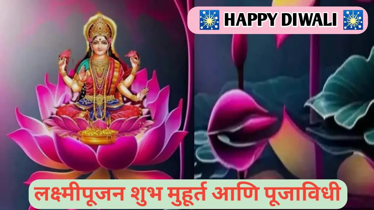 लक्ष्मीपूजन शुभ मुहूर्त आणि दिवाळीतील लक्ष्मीपूजनाचे महत्व