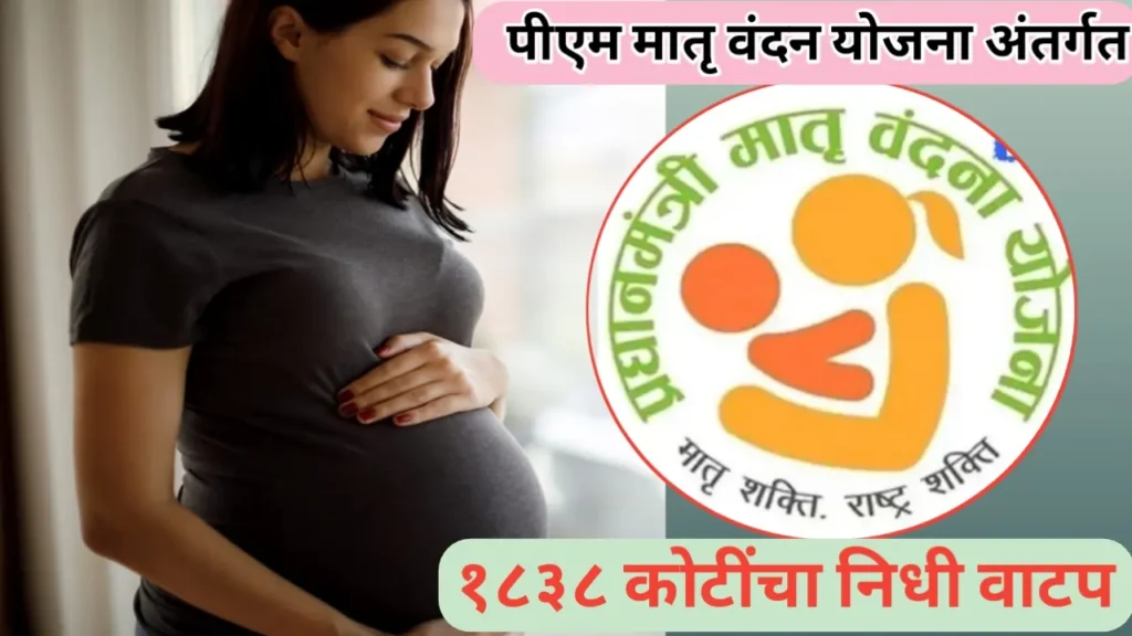 मातृ वंदन योजनेअंतर्गत १८३८ कोटींचा निधी वाटप; सविस्तर तपशील जाणून घ्या