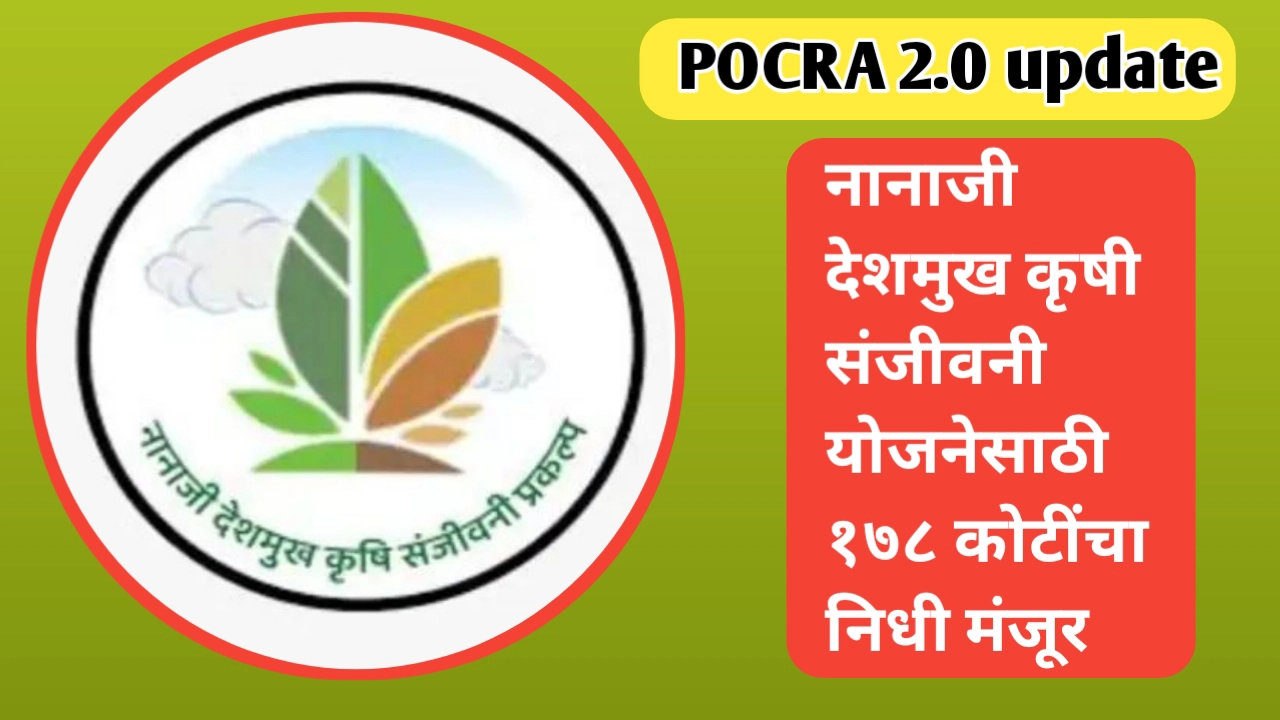 पोकरा योजना २.० साठी १७८ कोटींचा निधी मंजूर