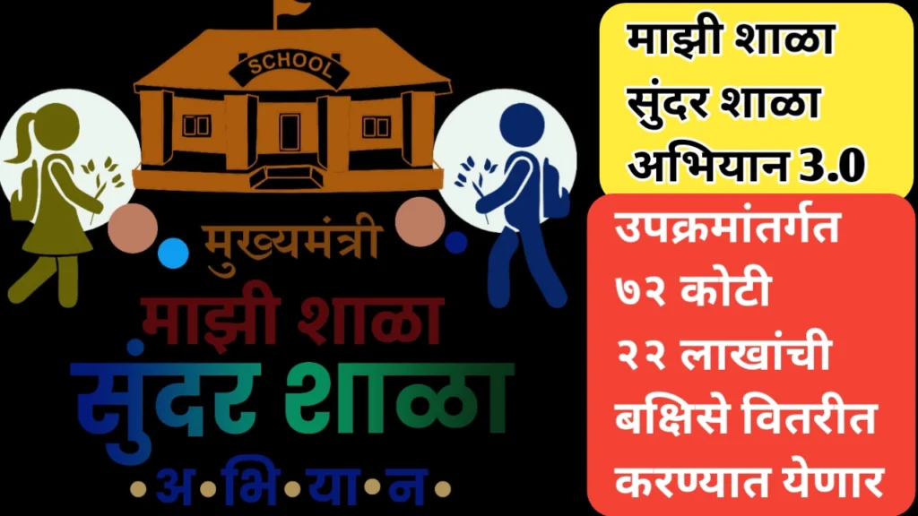माझी शाळा सुंदर शाळा उपक्रमातील बक्षिसांची तपशीलवार माहिती