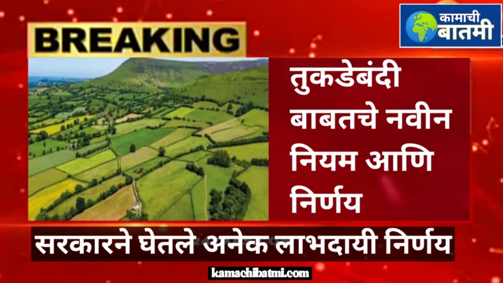 कामाची बातमी! तुकडेबंदी कायदा रद्द झाल्यानंतरचे नवीन नियम जाणून घ्या