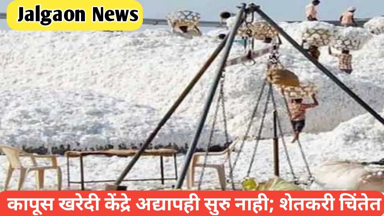 जळगाव जिल्ह्यातील कापूस खरेदी केंद्रे बंद