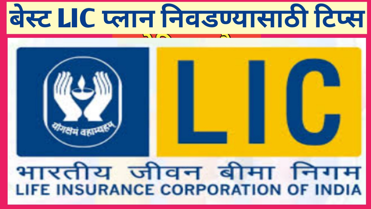 एलआयसी पॉलिसी निवडण्यासाठी टिप्स (LIC Insurance policy tips)