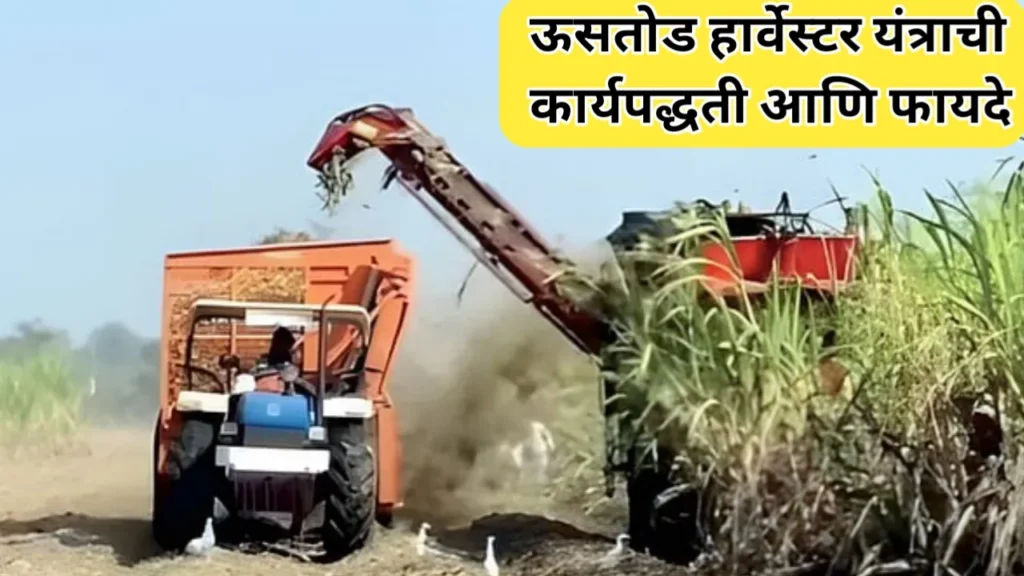ऊसतोड हार्वेस्टर यंत्राची कार्यपद्धती आणि फायदे: हे यंत्र होत आहे शेतकऱ्यांत लोकप्रिय