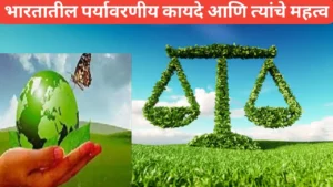 भारतातील पर्यावरणीय कायदे आणि महत्त्व; सर्वच कायद्याविषयी माहिती