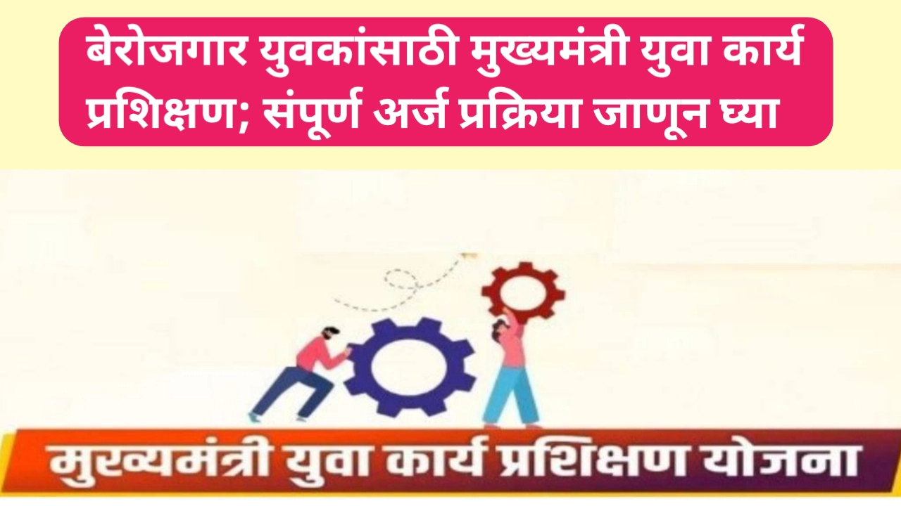 बेरोजगार युवकांसाठी मुख्यमंत्री युवा कार्य प्रशिक्षण; संपूर्ण अर्ज प्रक्रिया