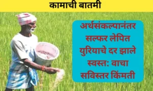 अर्थसंकल्पानंतर युरियाचे नवीन दर