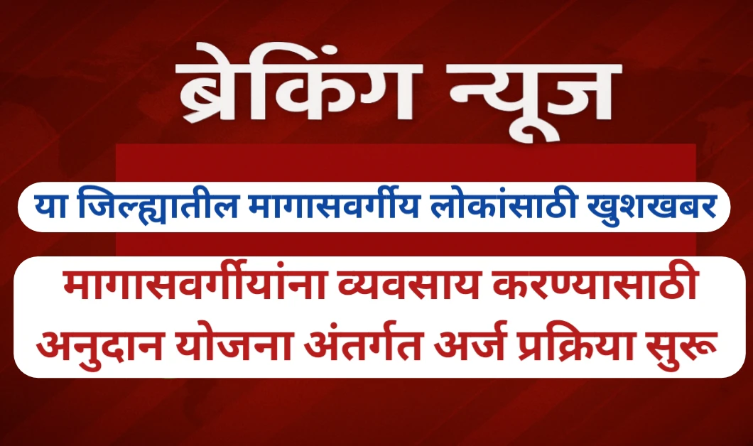 मागासवर्गीयांसाठी व्यवसाय अनुदान योजना; असा करा अर्ज