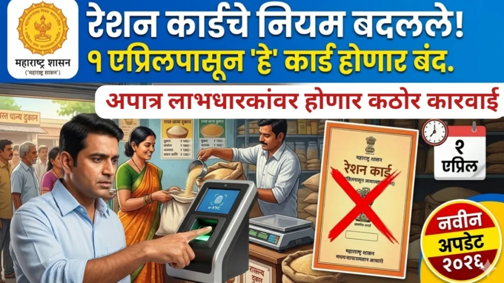 रेशन कार्डचे नवीन नियम (Ration Card new rules)