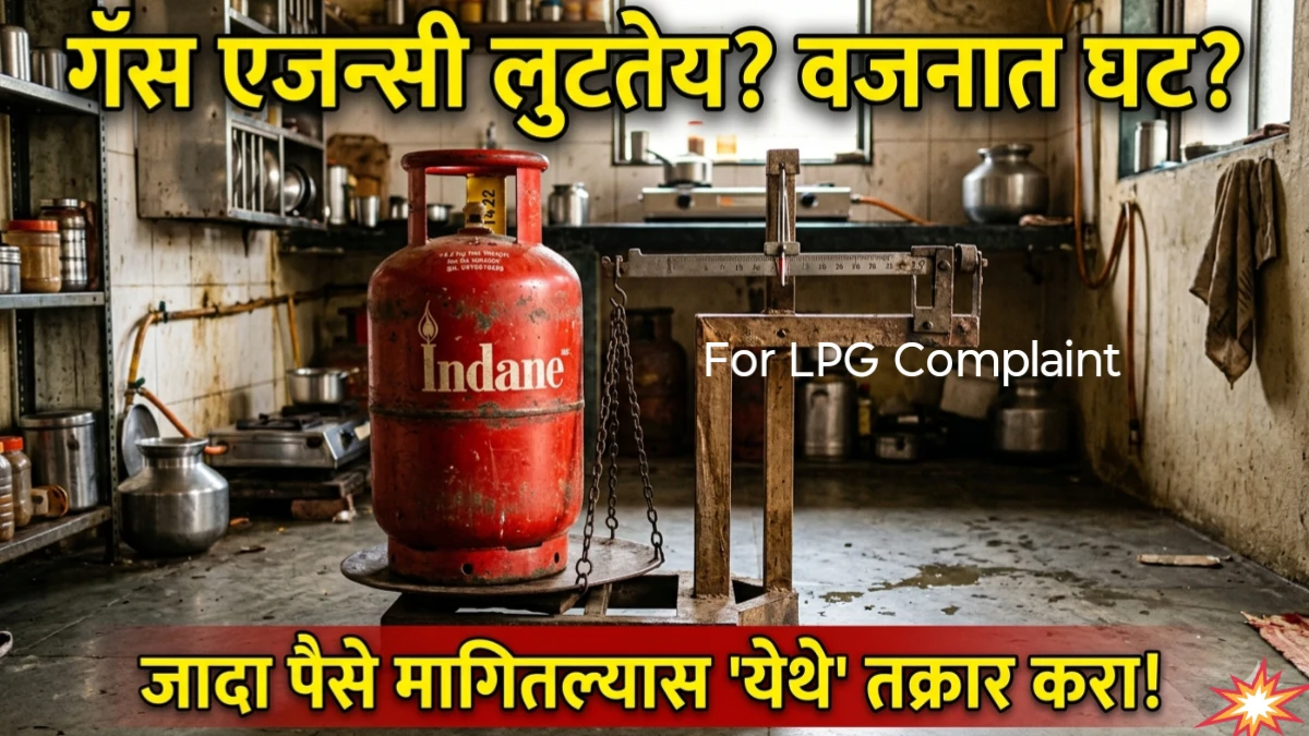 गॅस सिलेंडर वाटपात अनियमितता आढळल्यास तक्रार (LPG Cylinder Grievance Options)