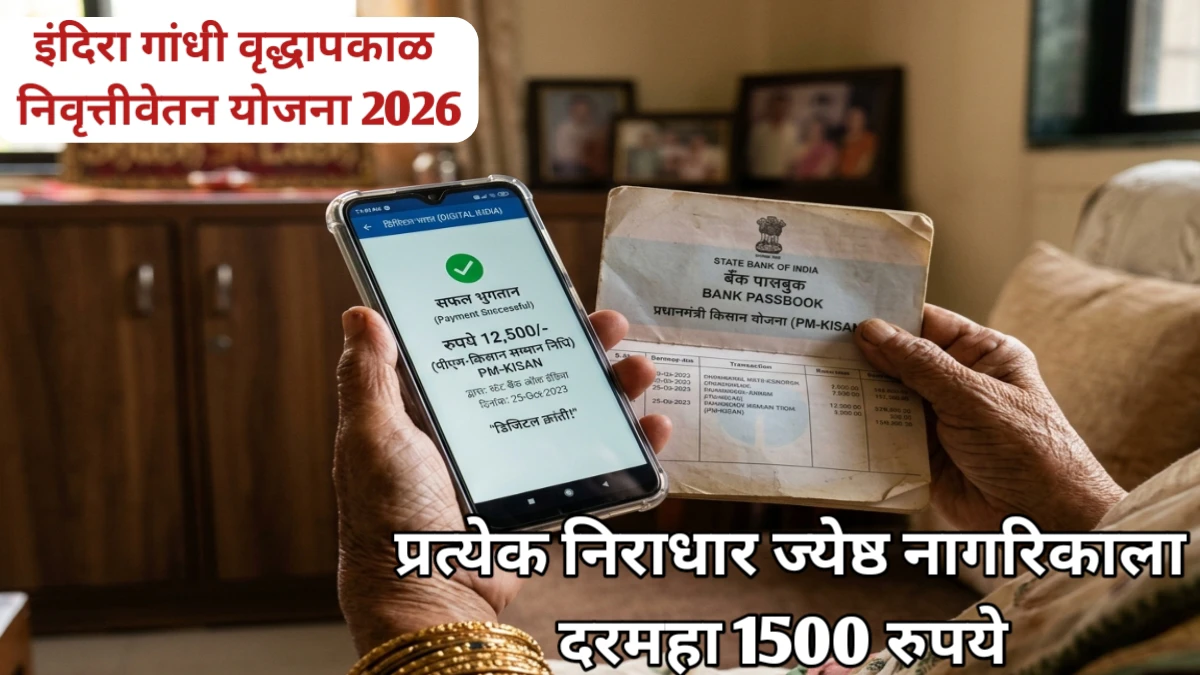 इंदिरा गांधी राष्ट्रीय वृद्धापकाळ निवृत्तीवेतन योजना 2026: पात्रता, लाभ आणि अर्ज प्रक्रिया