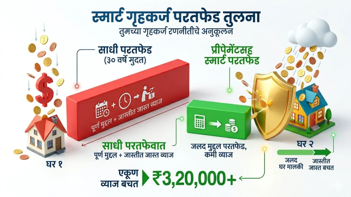 Home Loan EMI कमी करण्याचे उपाय