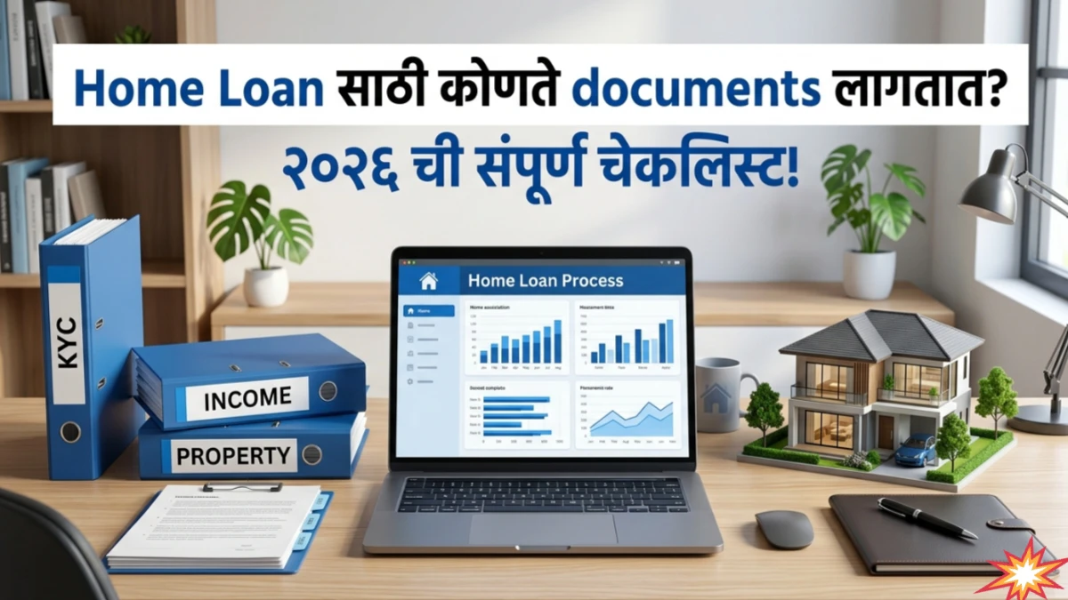 Home Loan साठी कोणते documents लागतात? नोकरदार आणि व्यावसायिकांसाठी संपूर्ण चेकलिस्ट!