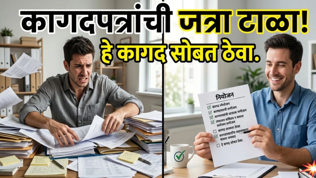 Home Loan साठी कोणते documents लागतात? नोकरदार आणि व्यावसायिकांसाठी संपूर्ण चेकलिस्ट!