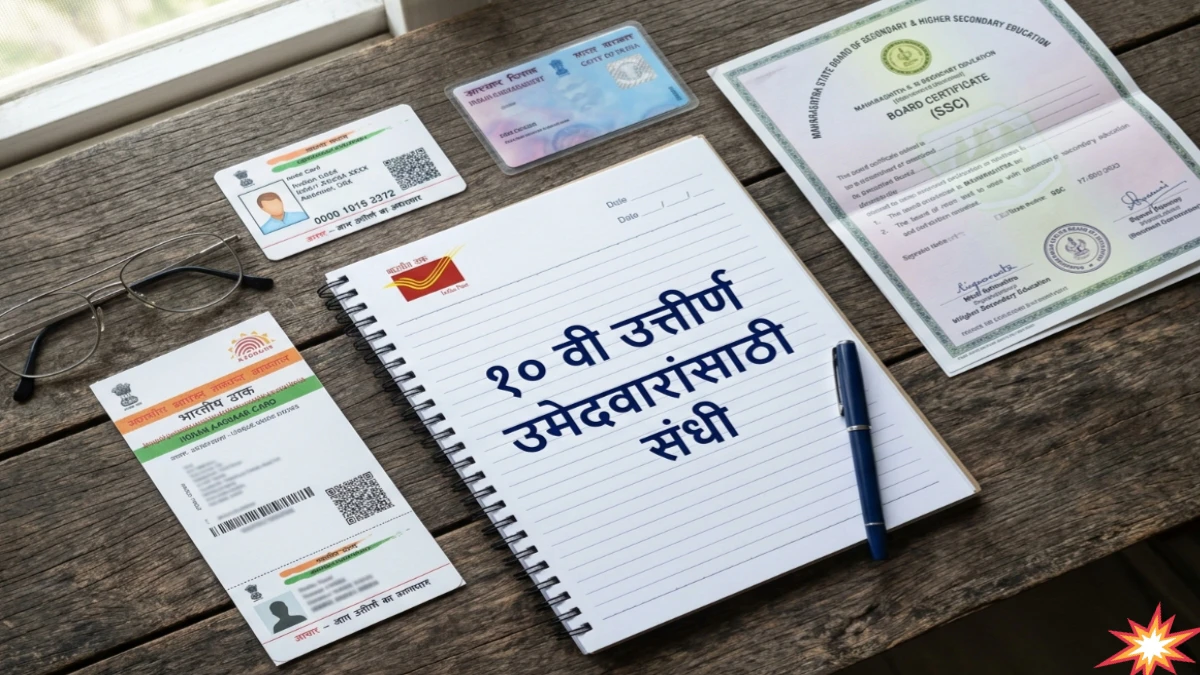 डाक विभागात विमा एजंट पदासाठी मुलाखती