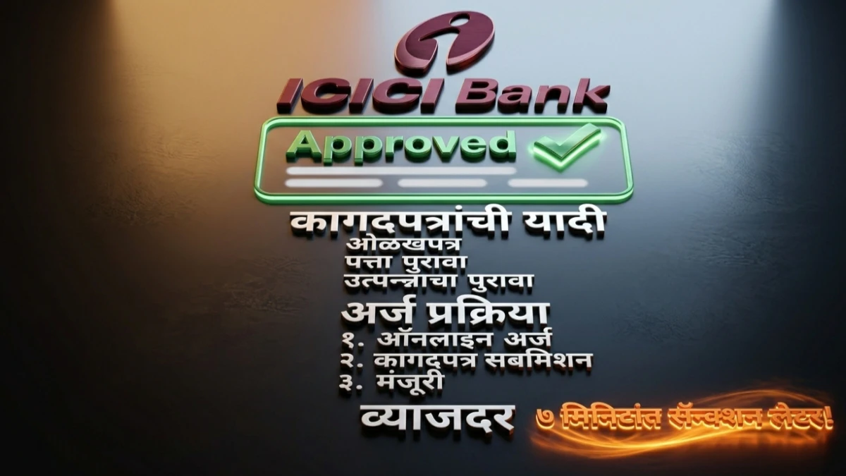 ICICI Bank Home Loan माहिती (व्याजदर, पात्रता आणि डिजिटल प्रक्रिया २०२६)