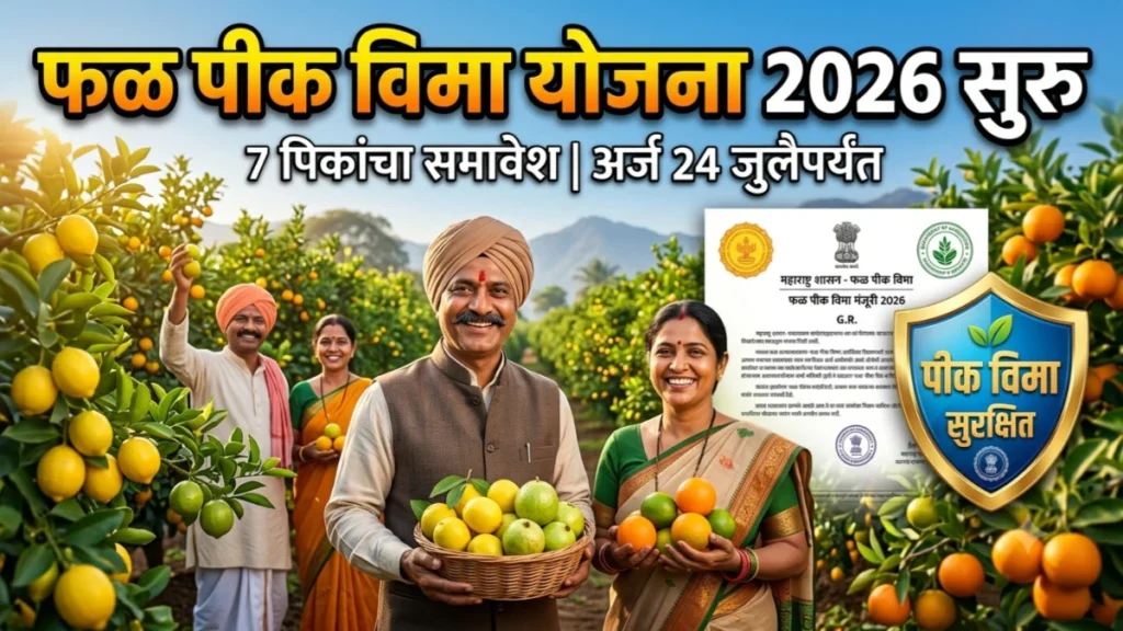नांदेड जिल्ह्यात फळ पीक विमा योजनेला सुरुवात; लिंबू, मोसंबी, संत्रा, हळदसह ७ पिकांचा समावेश