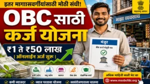 इतर मागासवर्गीय महामंडळाच्या कर्ज योजना 2026 | १ ते ५० लाखांपर्यंत कर्ज आणि व्याज परतावा