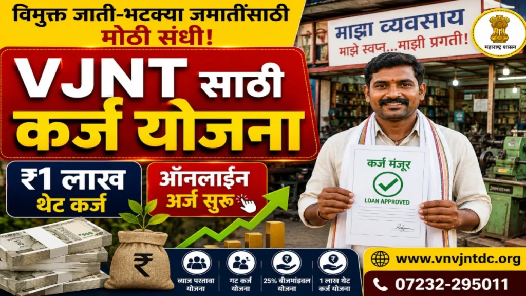 वसंतराव नाईक विकास महामंडळाच्या कर्ज योजना