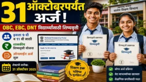 टॉप क्लास स्कूल एज्युकेशन शिष्यवृत्ती योजना 2026 | OBC, EBC, DNT विद्यार्थ्यांसाठी अर्ज सुरू