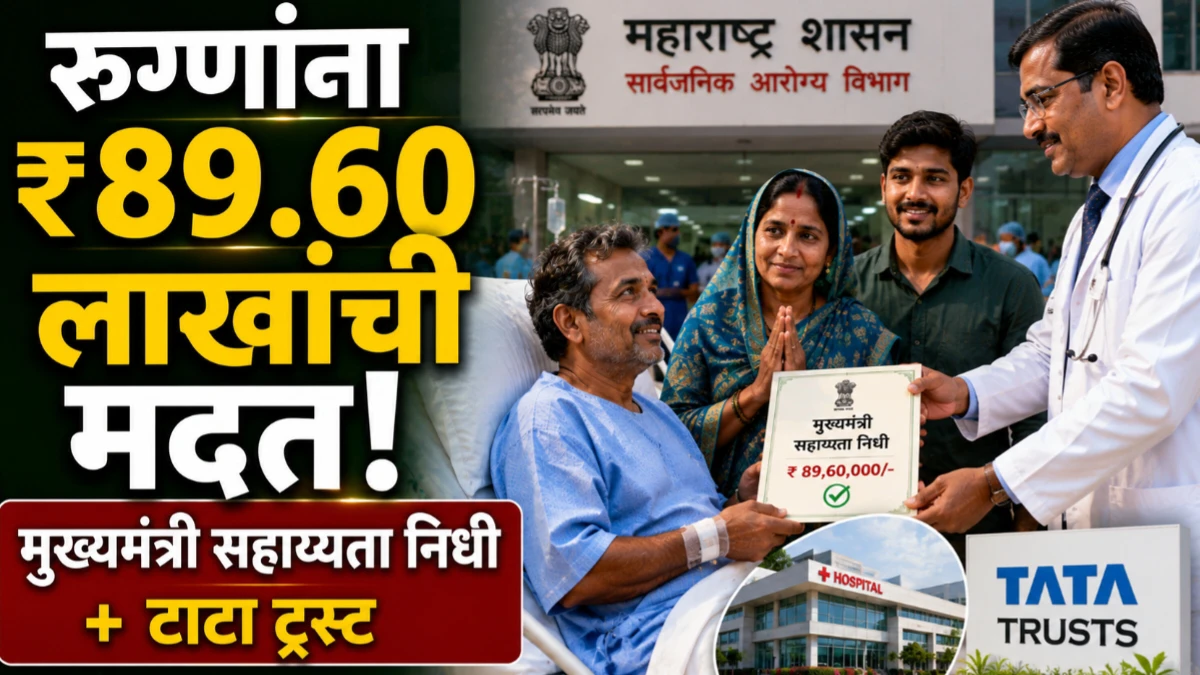 मुख्यमंत्री सहाय्यता निधी-टाटा ट्रस्टच्या करारातून रुग्णांना मोठा दिलासा