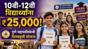 Pune Mahanagarpalika Scholarship 2026: 10वी-12वी विद्यार्थ्यांना ₹15,000 ते ₹25,000 अर्थसहाय्य