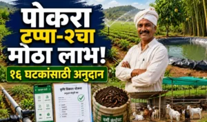 पोकरा टप्पा-२ अंतर्गत शेतकऱ्यांना १६ घटकांसाठी आर्थिक सहाय्य