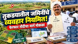 तुकड्यातील जमिनींचे व्यवहार नियमित होणार, लाखो जमीनधारकांना मोठा दिलासा, फेरफार नोंदीचा मार्ग मोकळा