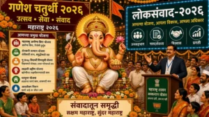 लोकसंवाद-२०२६ च्या माध्यमातून गणेशोत्सवात शासनाच्या योजना पोहोचणार थेट जनतेपर्यंत