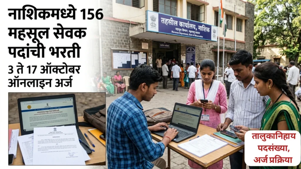 नाशिक महसूल सेवक भरती 2026: संपूर्ण माहिती जाणून घ्या सविस्तर