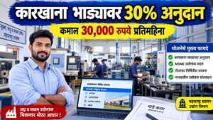 फ्लॅटेड फॅक्टरी भाडे अनुदान योजना : सूक्ष्म व लघु उद्योगांना 30 हजारांपर्यंत मासिक मदत