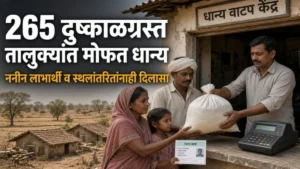 265 दुष्काळग्रस्त तालुक्यांत मोफत धान्य वितरण; नवीन लाभार्थ्यांनाही मिळणार संधी, स्थलांतरितांसाठी महत्त्वाचा निर्णय
